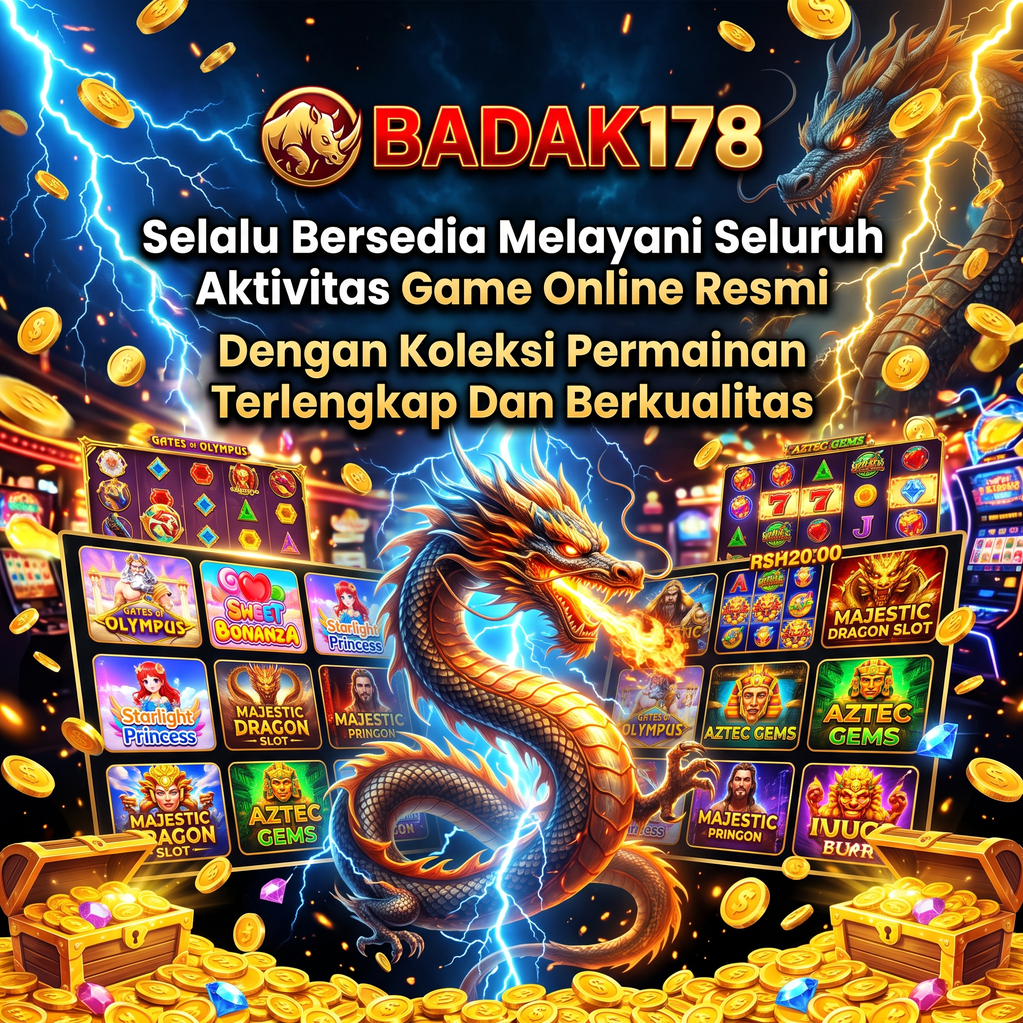 BADAK178 Selalu Bersedia Melayani Seluruh Aktivitas Game Online Resmi Dengan Koleksi Permainan Terlengkap Dan Berkualitas